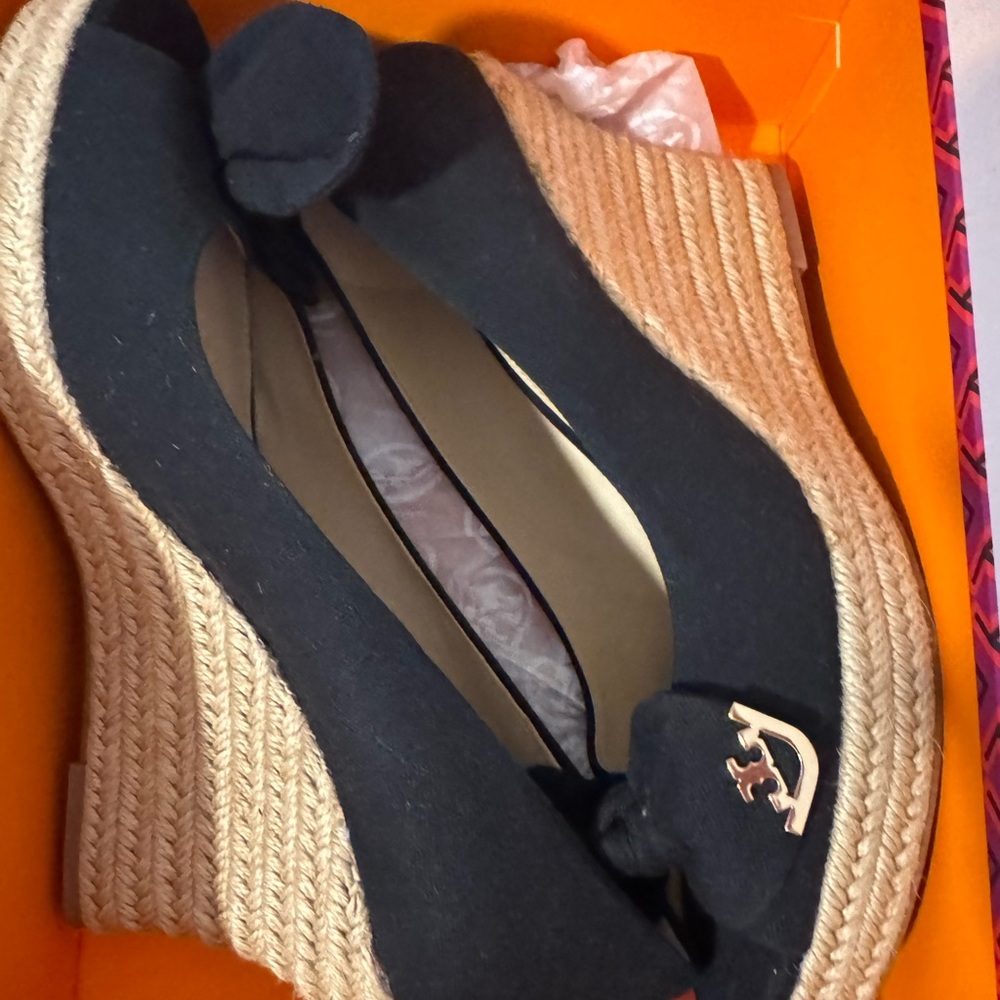 NWT Tory Burch Bow Espadrilles Size 11